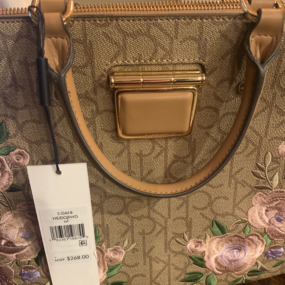 Calvin Klein Dani (floral tapestry) handbag